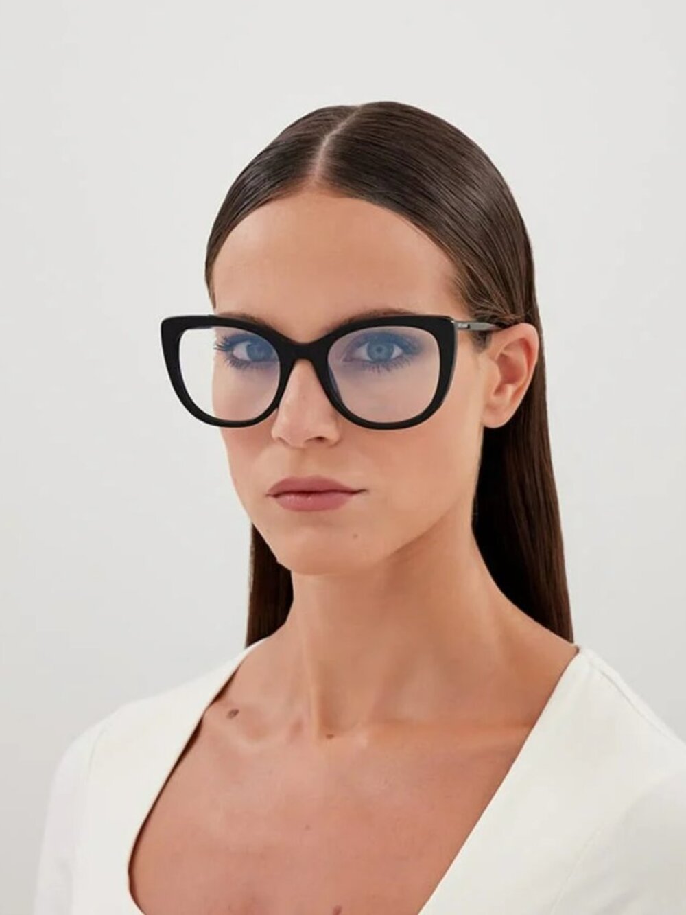 Saint Laurent SL778 001 Cat Eye Eyeglasses – Black | Women’s Designer Frames - Picture 10 of 10